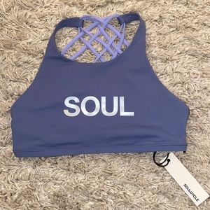 Halter SoulCycle LuluLemon sports bra